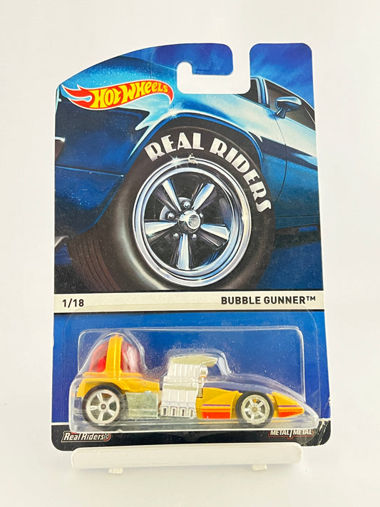 REAL RIDERS - BUBBLE GUNNER - 3C - Its Fun- Hot wheels - matchbox - diecast