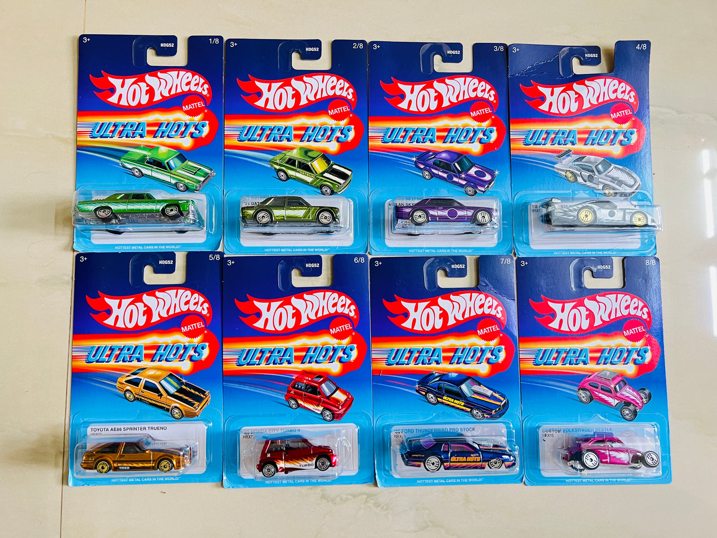HOT WHEELS 2024 ULTRA HOTS SET OF 8 CARS