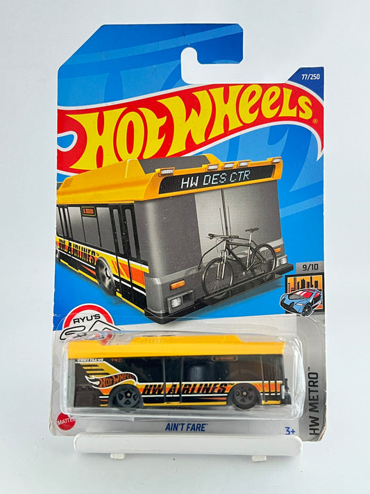 AIN'T FARE - BLISTER SQUEEZE - 2B - Its Fun- Hot wheels - matchbox - diecast