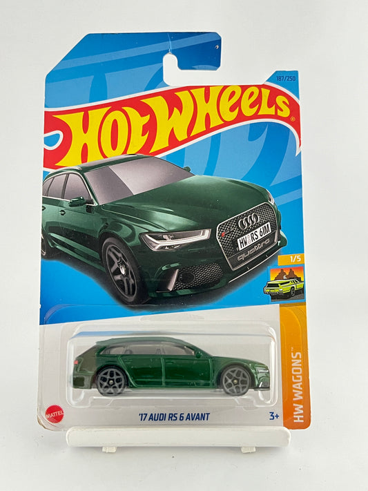 17 AUDI RS 6 AVANT -3A - Its Fun- Hot wheels - matchbox - diecast