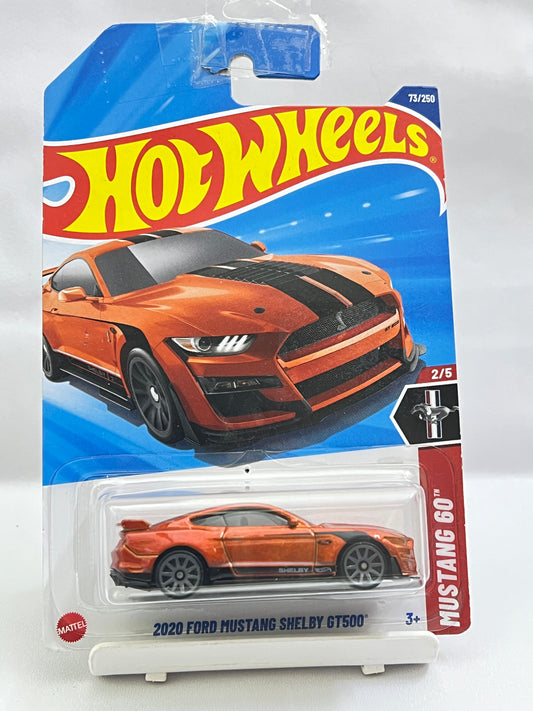 HOT WHEELS - 2020 FORD MUSTANG SHELBY GT500 - CARD CONDITION AS IN PIC - 4D