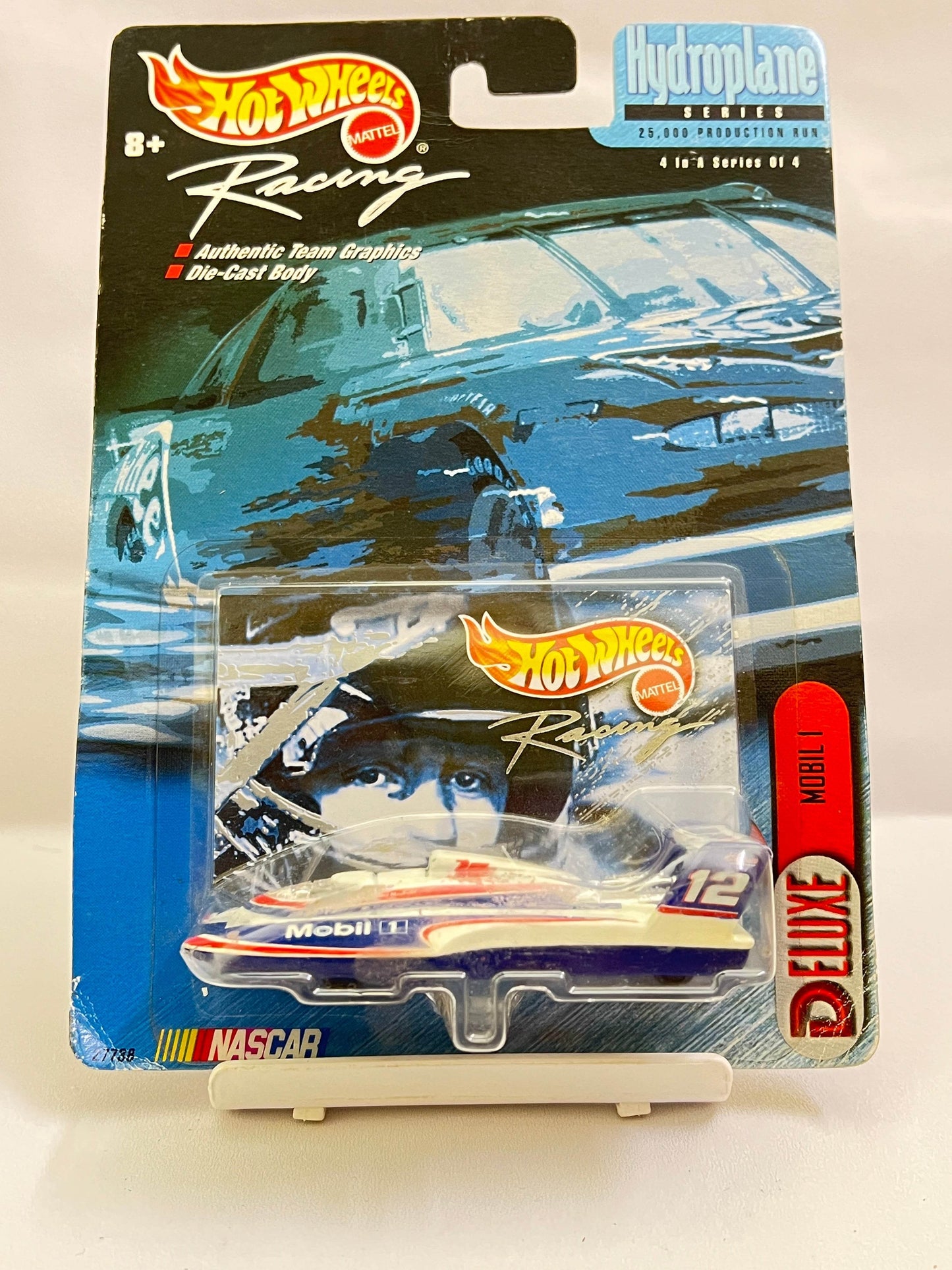 HOT WHEELS - NASCAR - HYDROPLANE SERIES - LIMITED TO 25000 UNITS - MOBIL 1 - Its Fun