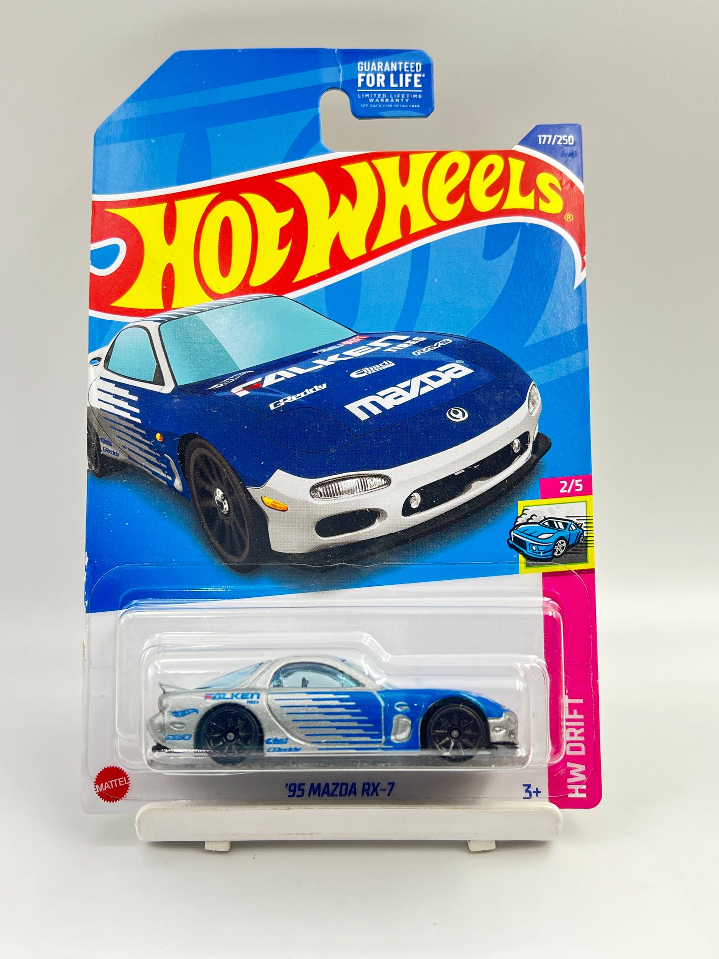 MILD HOOK CREASE - IMPORTED - HOT WHEELS -  95 MAZDA RX-7 - FALKEN - 4C