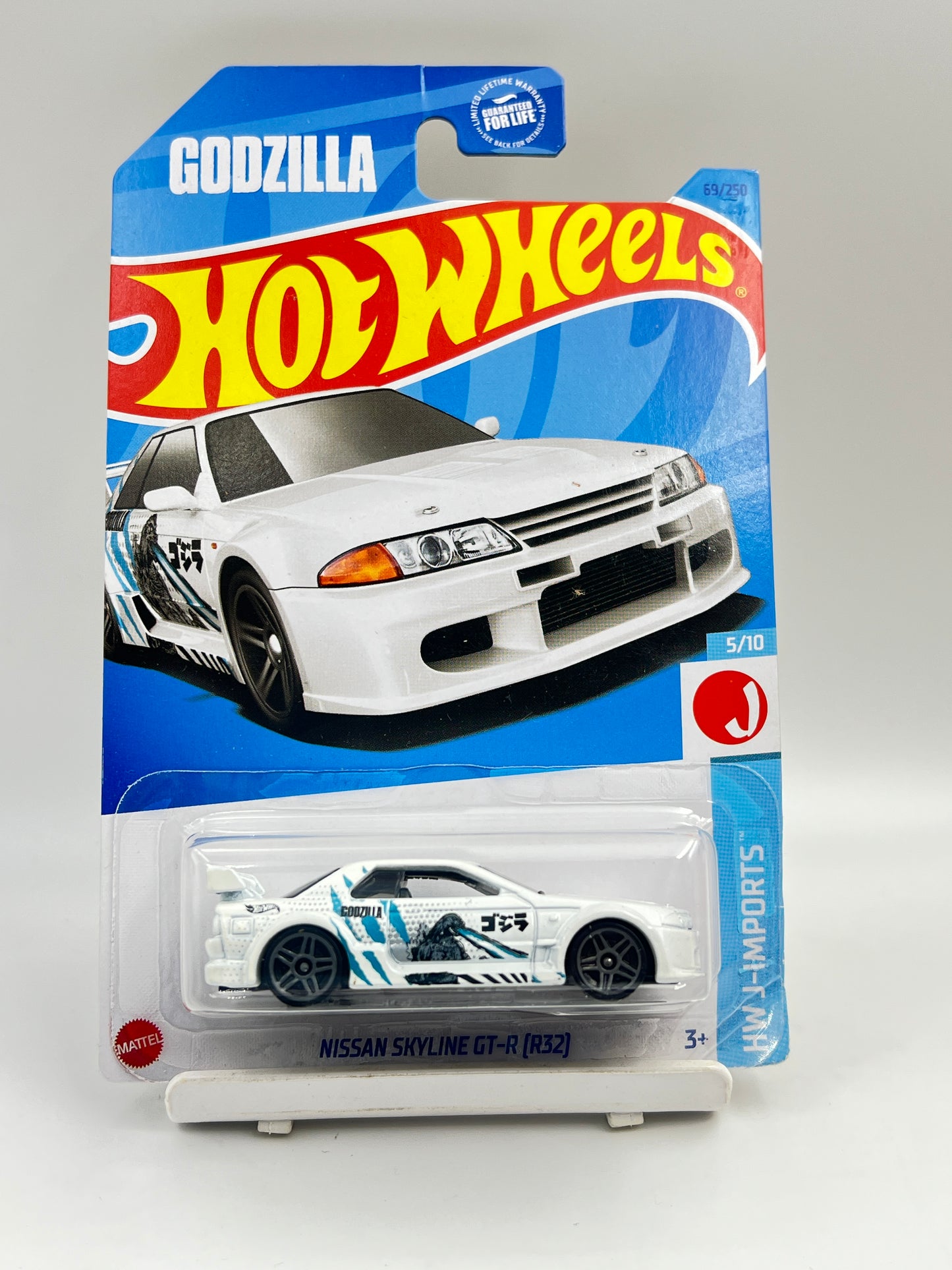 CARD DAMAGE - IMPORTED - HOT WHEELS -  NISSAN SKYLINE GT-R (R32) - 3D