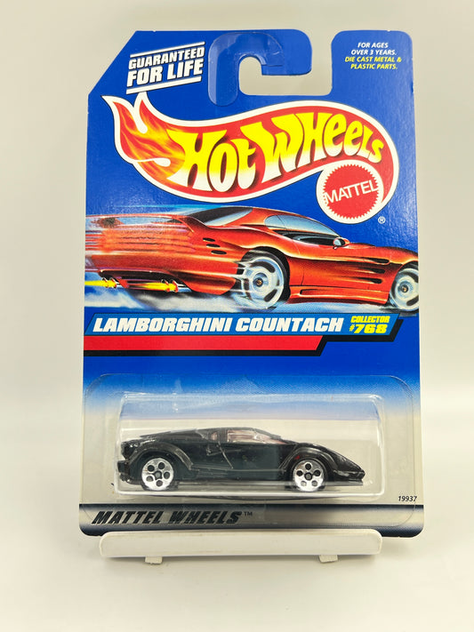 IMPORTED - HOT WHEELS - LAMBORGHINI COUNTACH - BLACK - 3D