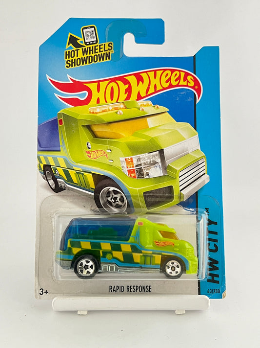 RAPID RESPONSE - METAL BASE- 2B - Its Fun- Hot wheels - matchbox - diecast