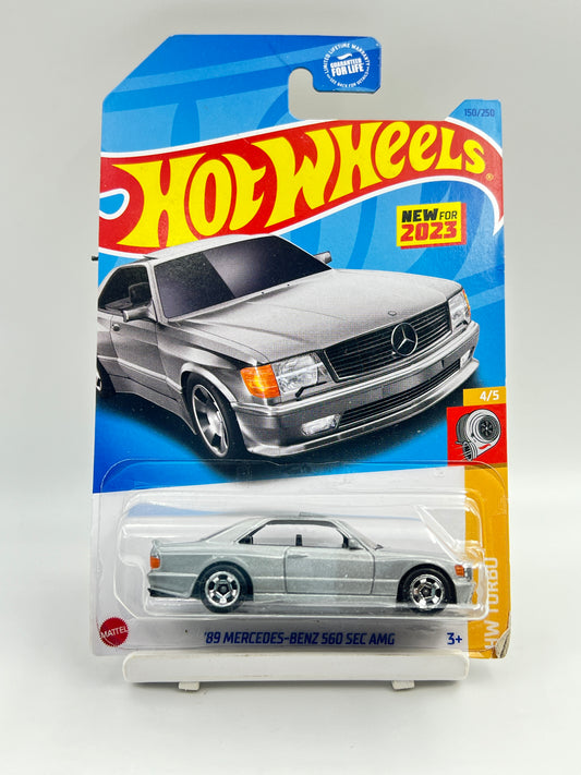 SOFT CORNERS - IMPORTED - HOT WHEELS -  89 MERCEDES BENZ 560 SEC AMG - 3C