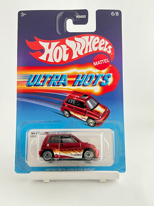 ULTRA HOTS - 85 HONDA CITY TURBO II -4C - Its Fun- Hot wheels - matchbox - diecast