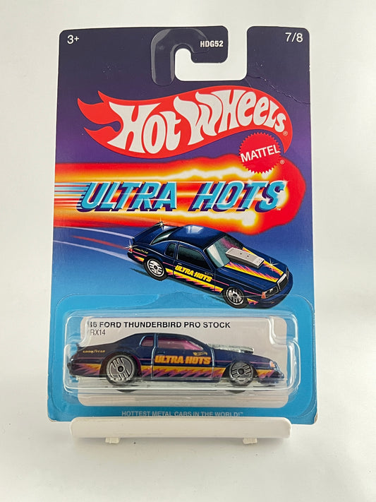 ULTRA HOTS - 86 FORD THUNDERBIRD PRO STOCK - 4C - Its Fun- Hot wheels - matchbox - diecast