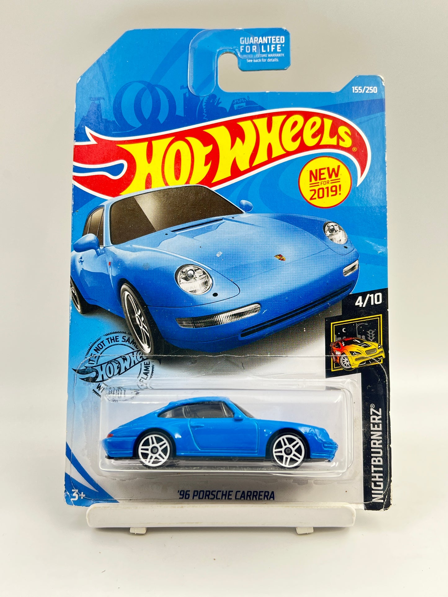 SOFT EDGES - IMPORTED - HOT WHEELS -  96 PORSCHE CARRERA - BLUE - 1D
