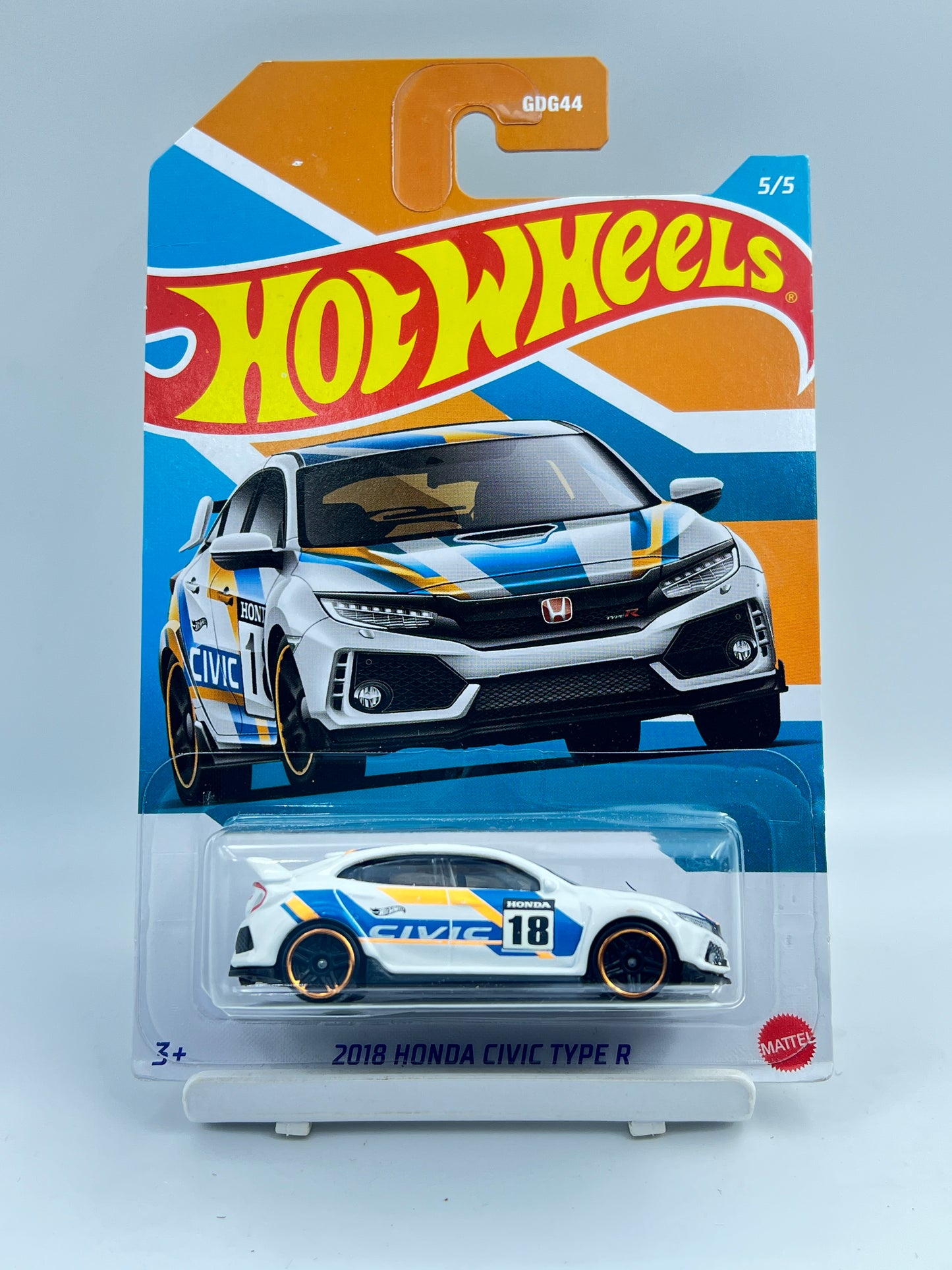 IMPORTED - HOT WHEELS -  2018 HONDA CIVIC TYPE R - 1C