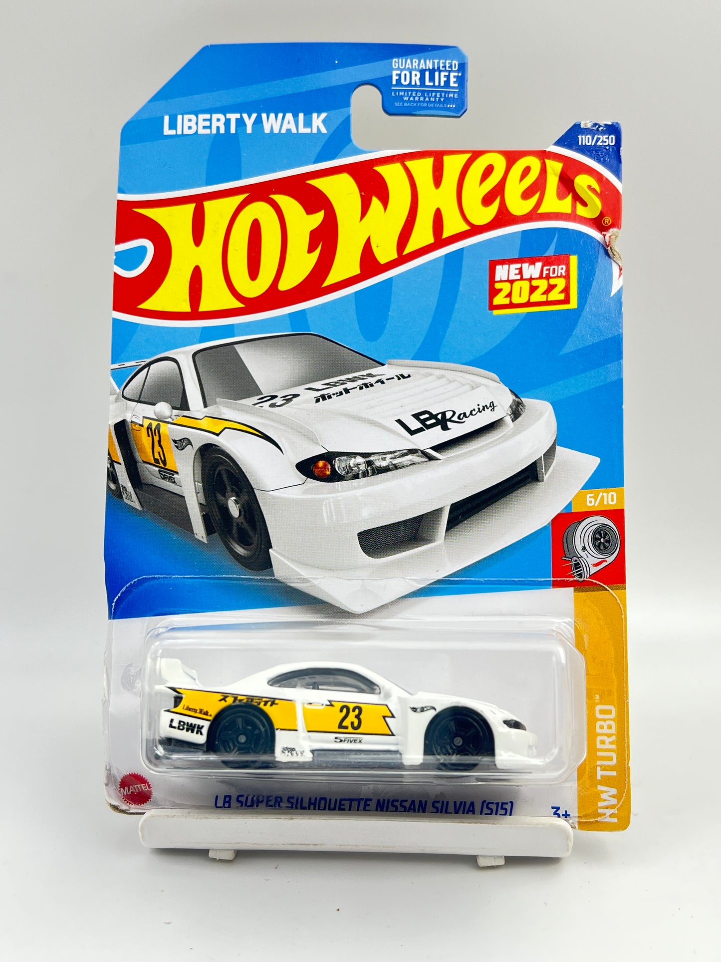 DAMAGED CARD - IMPORTED - HOT WHEELS -  LB SUPER SILHOUETTE NISSAN SILVIA (S15) - 4F