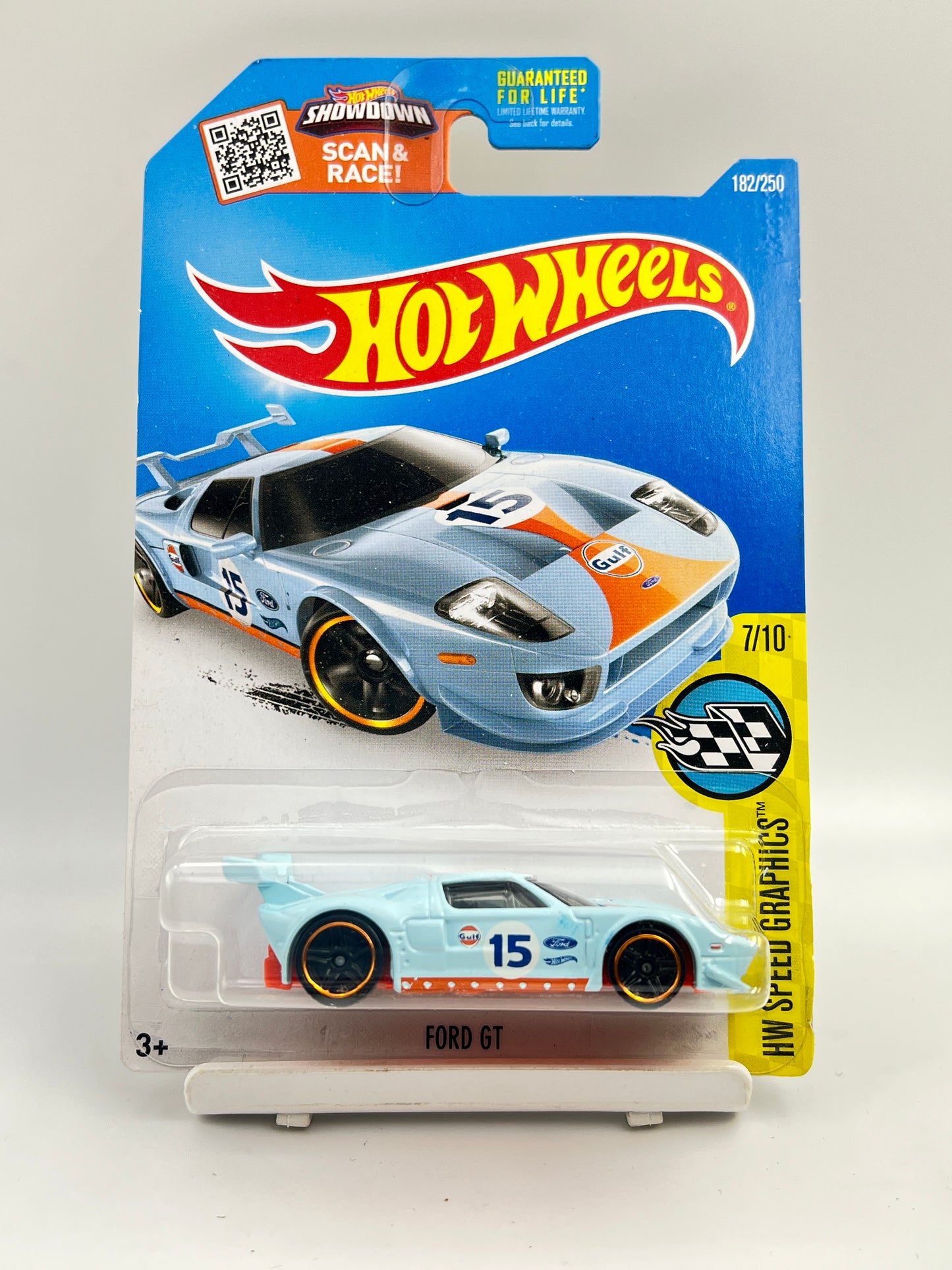 IMPORTED - HOT WHEELS -  FOD GT - GULF - 2015 CARD - 1A