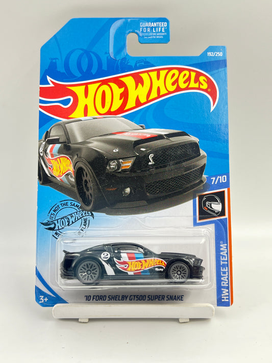 IMPORTED - HOT WHEELS -  10 FORD SHELBY GT500 SUPER SNAKE - BLACK - 1A