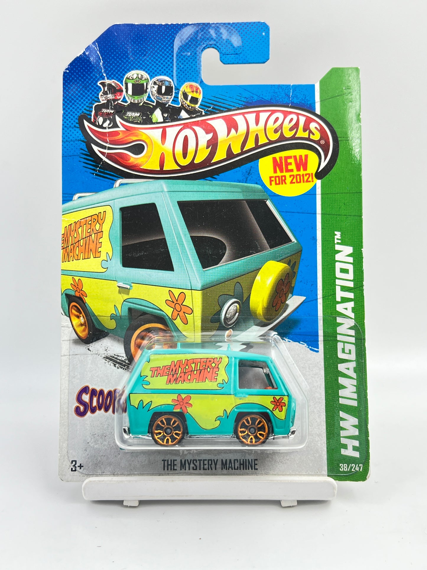 CREASED CARD - IMPORTED - HOT WHEELS -  THE MYSTERY MACHINE - 1A