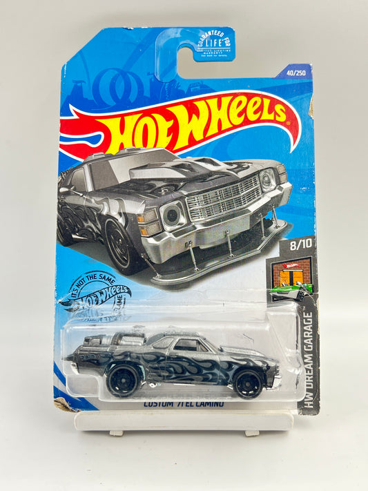 BLISTER CRACK - - ( CARD AS IN PIC ) - IMPORTED - HOT WHEELS -  CUSTOM 71 EL CAMINO - 4C