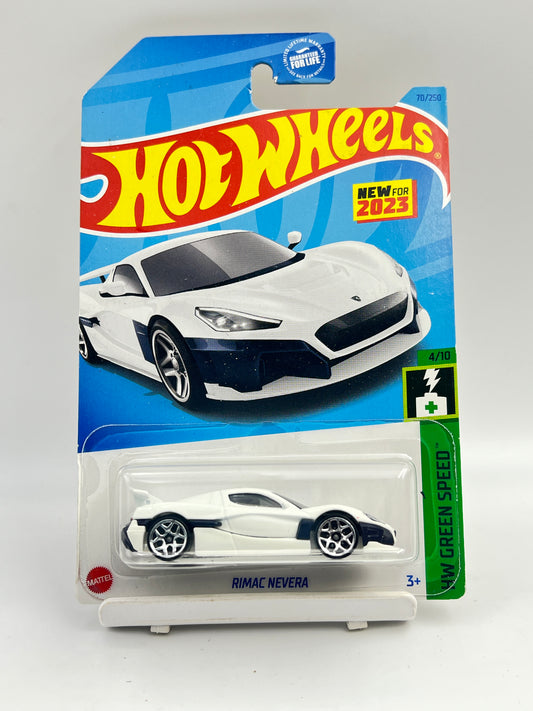 IMPORTED - HOT WHEELS -  RIMAC NEVERA - WHITE - 4B