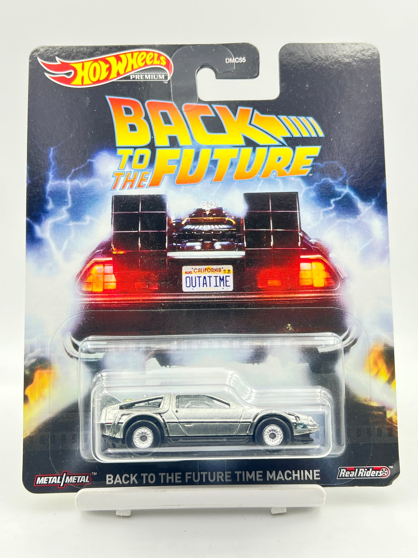 HOT WHEELS - PREMIUM - BACK TO THE FUTURE TIME MACHINE - 9D