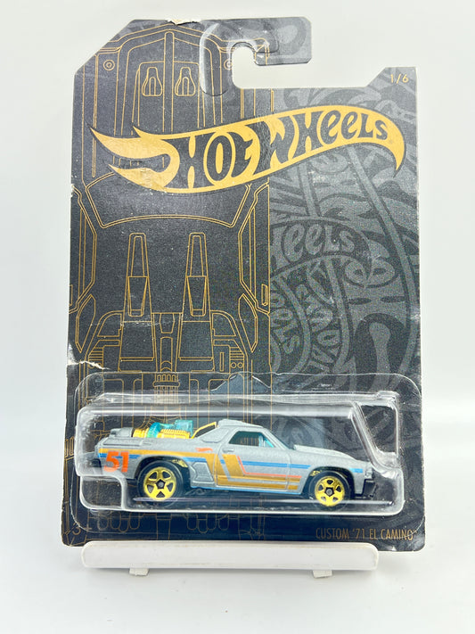 BLISTER CRACK - IMPORTED - HOT WHEELS -  CUSTOM 71 EL CAMINO - 3C