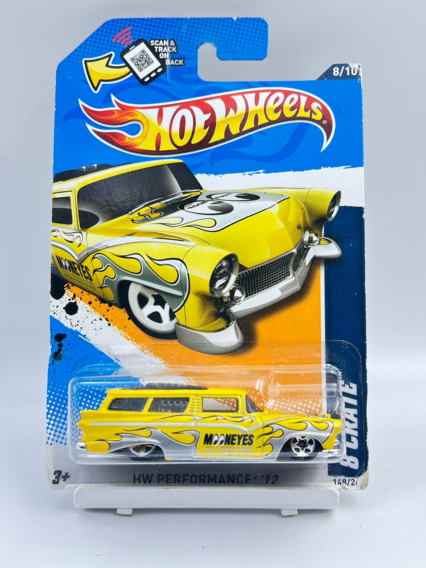 SOFT CORNERS - MOON EYES - IMPORTED - HOT WHEELS -  8 CRATE - 3C