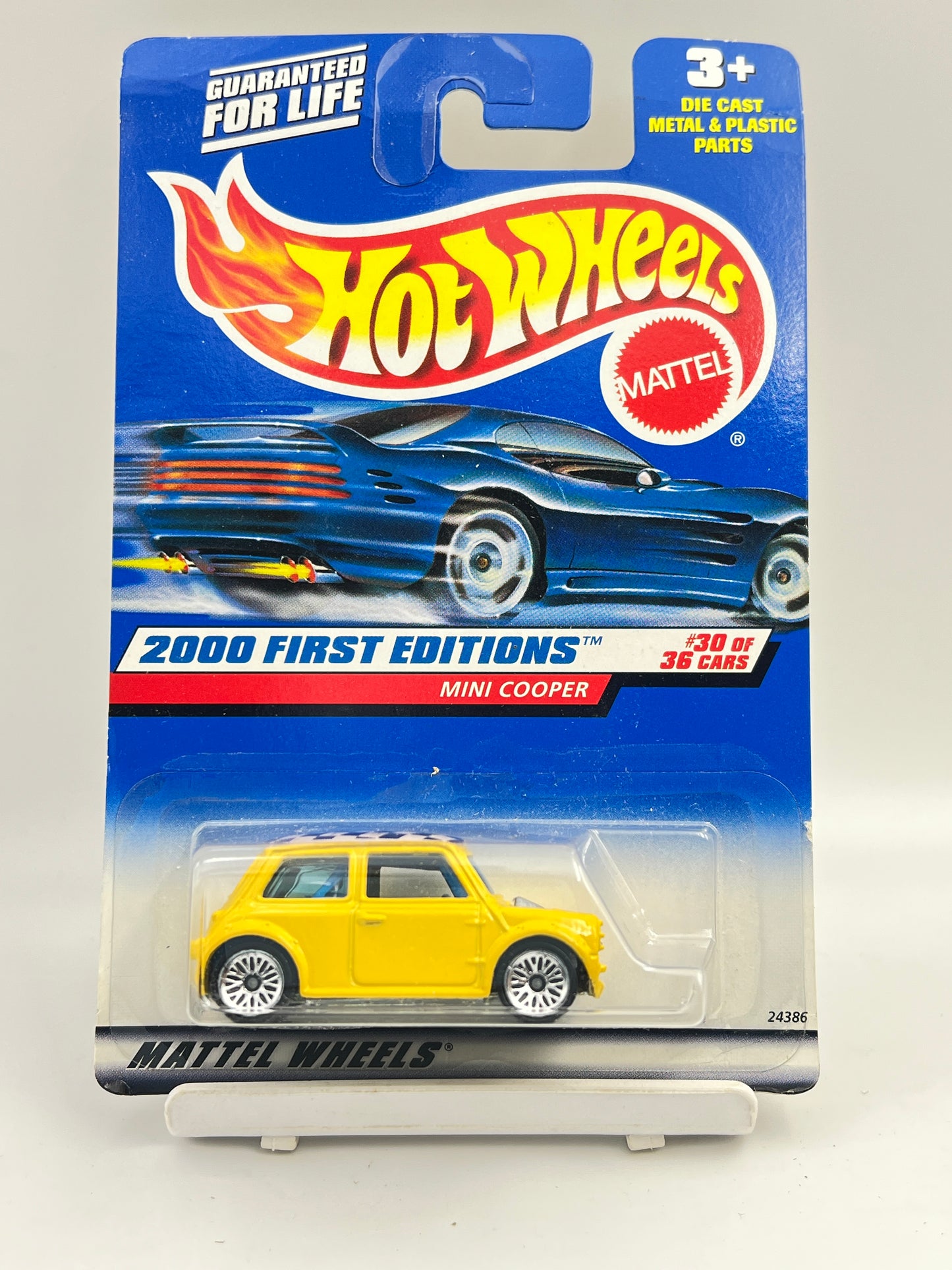 FULL METAL - HOT WHEELS -  MINI COOPER - YELLOW - 3C