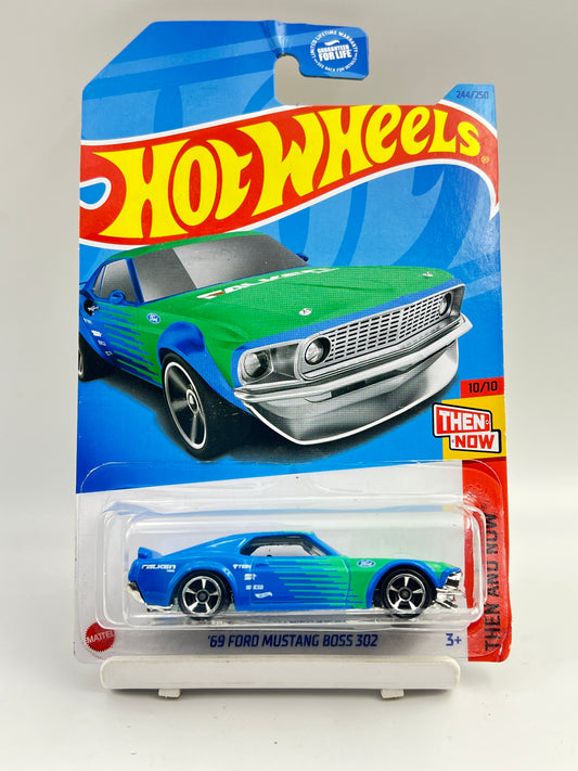 BLISTER CRACK - SOFT CORNERS - IMPORTED - HOT WHEELS - 69 FORD MUSTANG BOSS 302 - FALKEN - 3B
