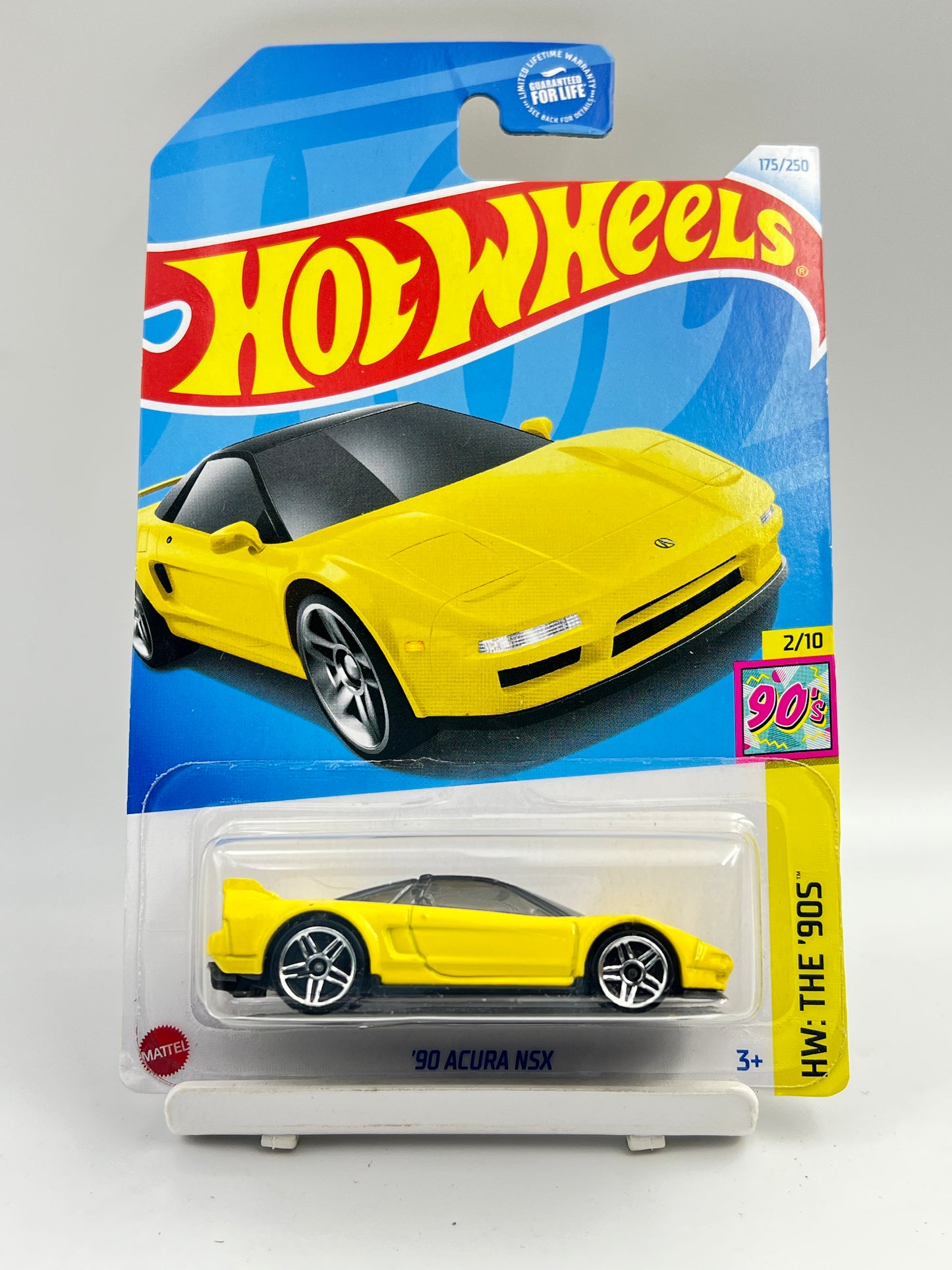 IMPORTED - HOT WHEELS -  90 ACURA NSX - YELLOW - 3A