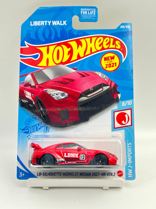 BLISTER CRACK - IMPORTED - HOT WHEELS -  LB SILHOUETTE WORKS GT NISSAN 35GT-RR VER2 - 4F