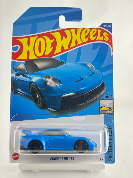 PORSCHE 911 GT3 - BLUE - 3A - Its Fun- Hot wheels - matchbox - diecast