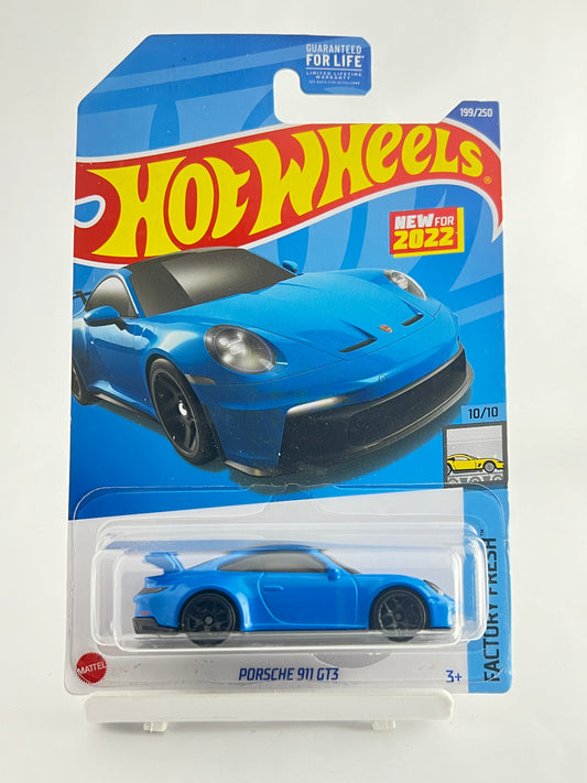 PORSCHE 911 GT3 - BLUE (2022) -4A - Its Fun- Hot wheels - matchbox - diecast