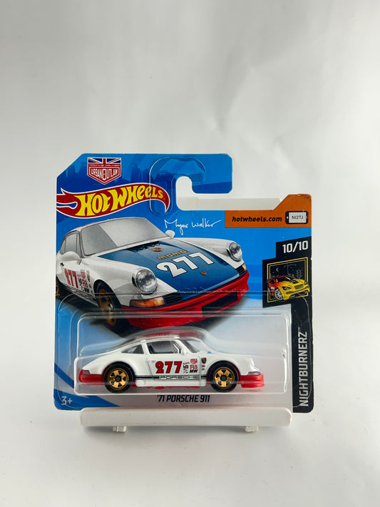 71 PORSCHE 911 - SHORT CARD - RED BASE - 1A - Its Fun- Hot wheels - matchbox - diecast