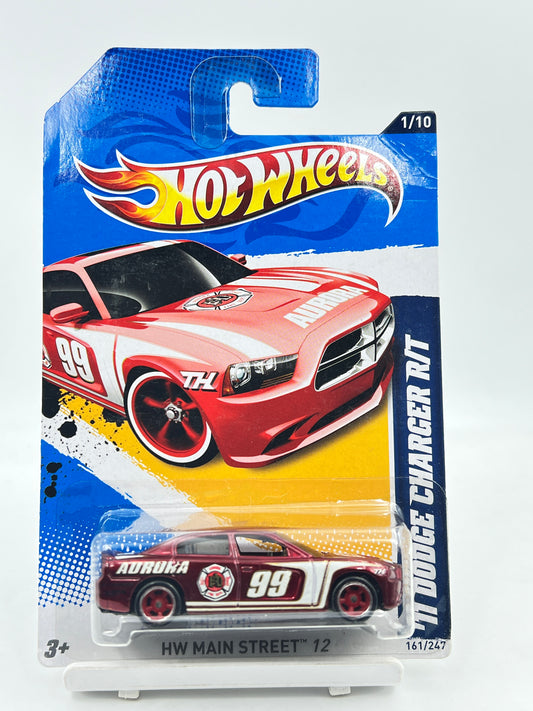 MILD CREASE - SUPER TREASURE HUNT - HOT WHEELS - 11 DODGE CHARGER R/T