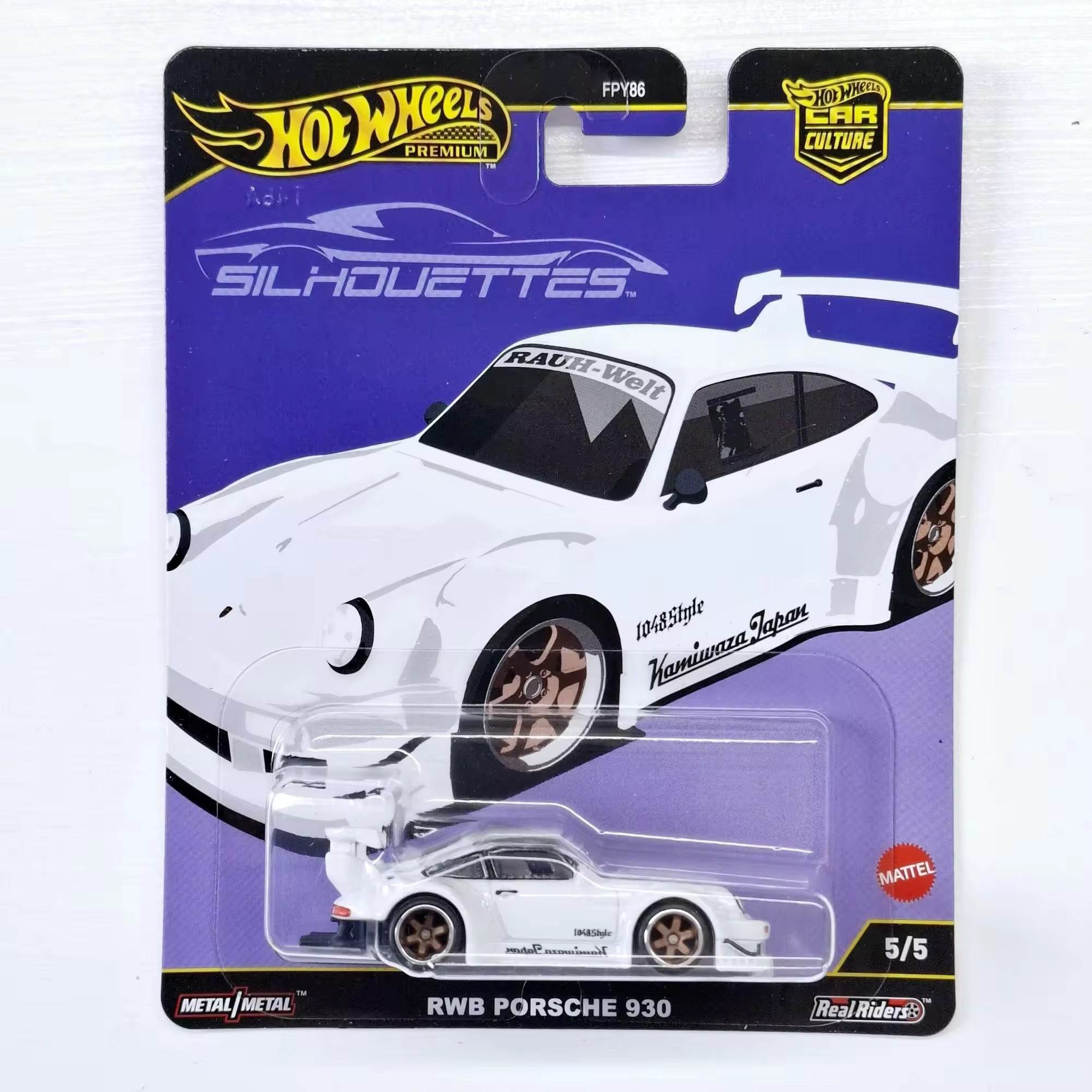 PREMIUM - SILHOUETTES - RWB PORSCHE 930 - WHITE - 5A - Its Fun