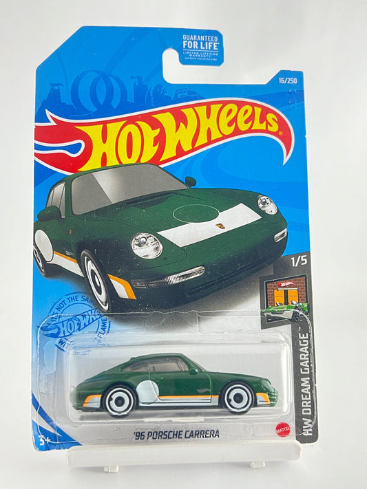 96 PORSCHE CARRERA - GREEN - 2A - Its Fun- Hot wheels - matchbox - diecast