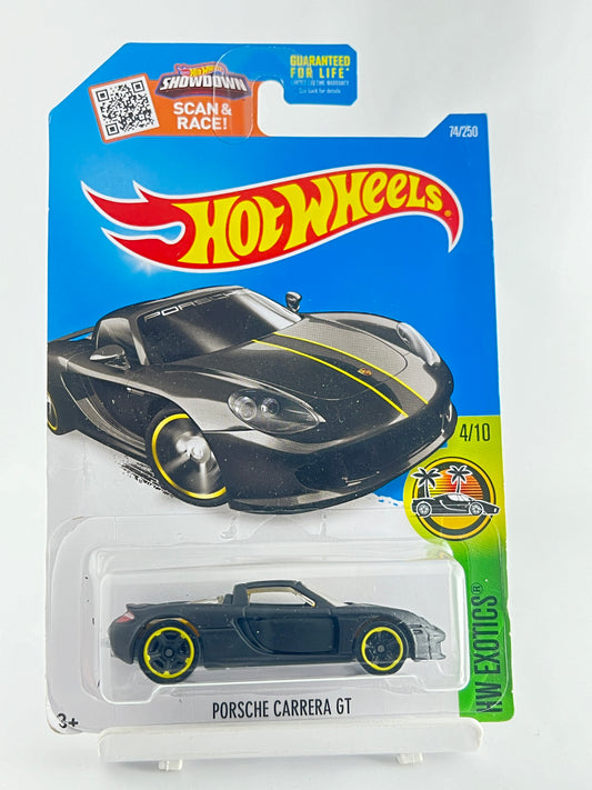 PORSCHE CARRERA GT - MATTE BLACK - 5C - Its Fun- Hot wheels - matchbox - diecast