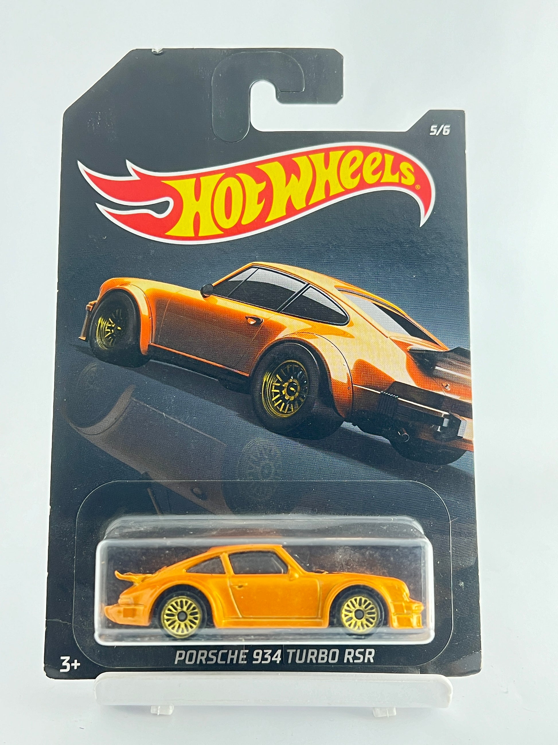 PORSCHE 934 TURBO RSR - ORANGE CARD ART - 3A - Its Fun- Hot wheels - matchbox - diecast