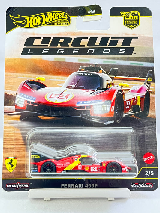 MILD CREASE - HOT WHEELS PREMIUM - FERRARI 499P - 2D