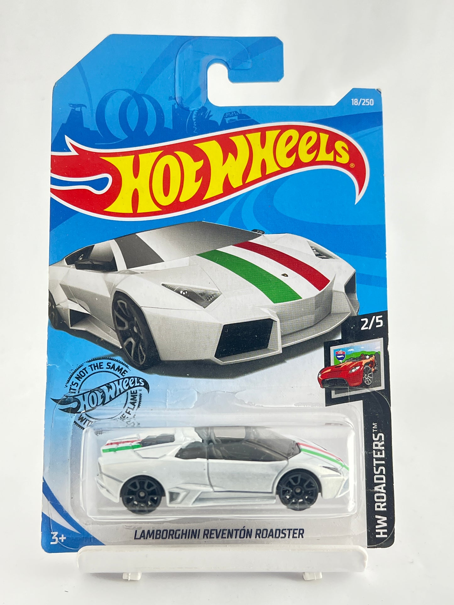 LAMBORGHINI REVENTON ROADSTER - WHITE - 5D - Its Fun- Hot wheels - matchbox - diecast