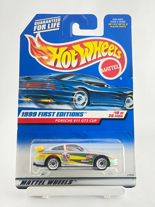 PORSCHE 911 GT3 CUP - SILVER - 5C - Its Fun- Hot wheels - matchbox - diecast