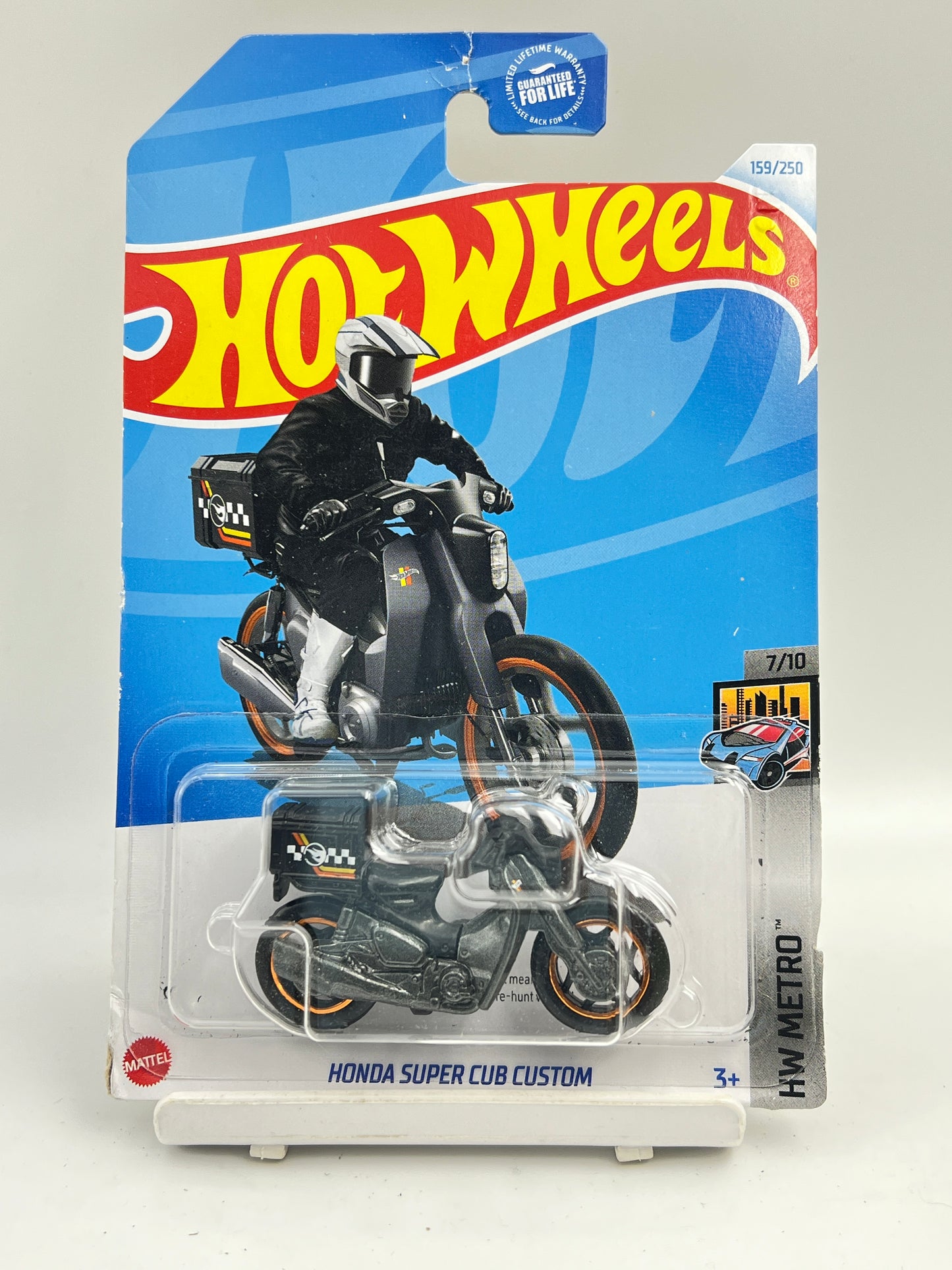 TREASURE HUNT - HOT WHEELS - SOFT CORNERS - IMPORTED - HOT WHEELS -  HONDA SUPER CUB CUSTOM - 7C