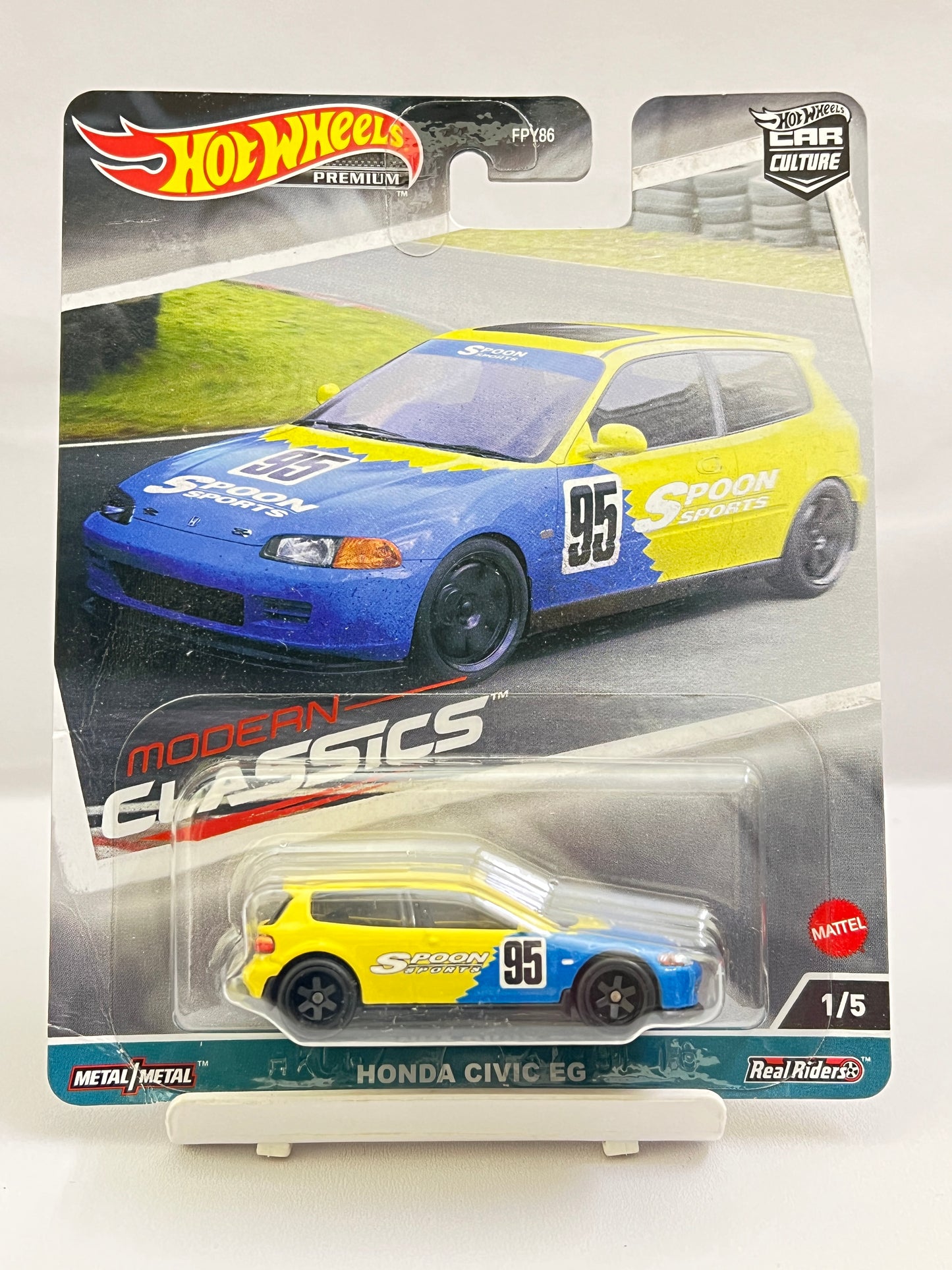 MILD CREASE - HOT WHEELS PREMIUM - HONDA CIVIC EG - 4G