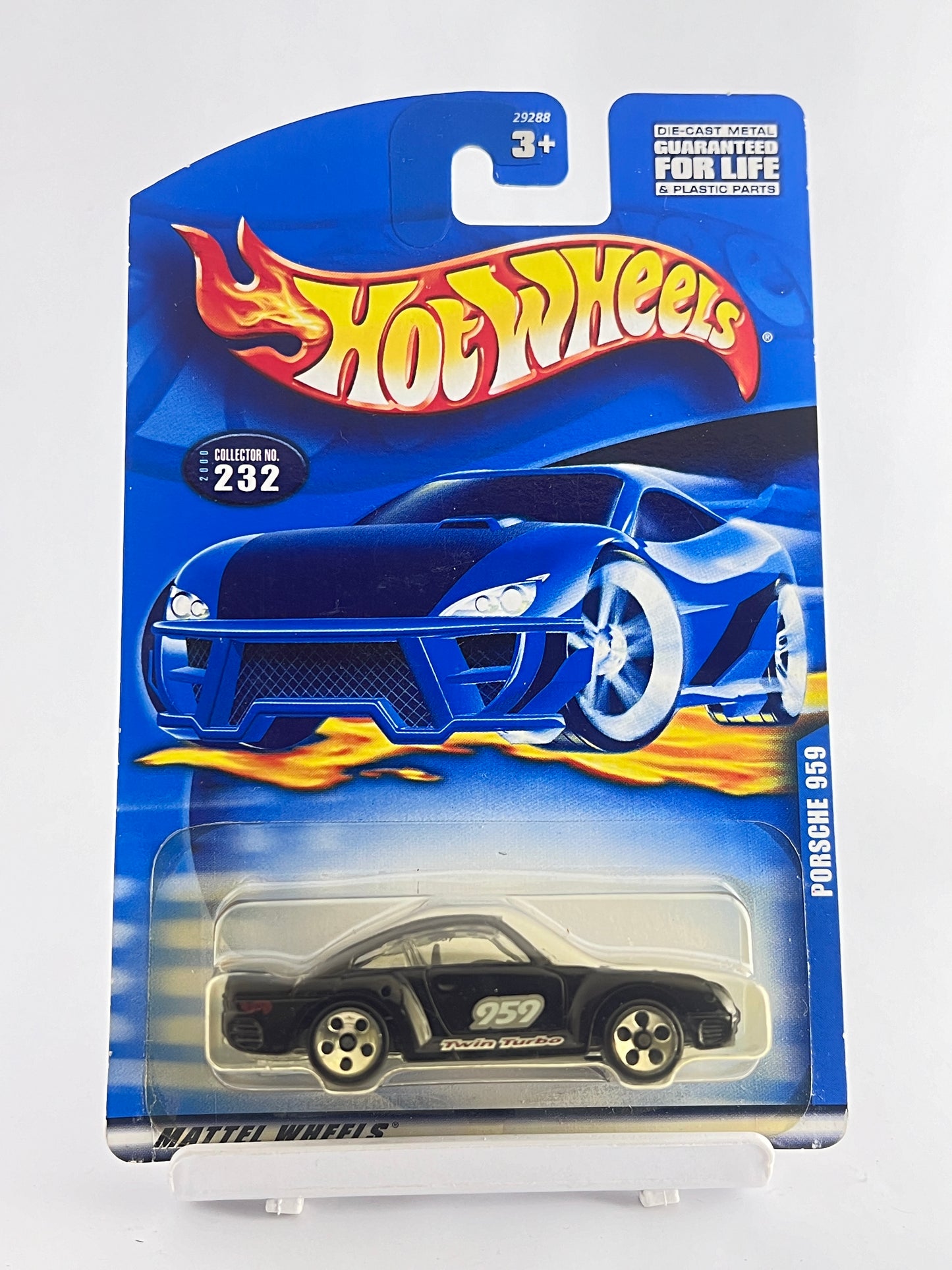 PORSCHE 959 - BLACK - 5C - Its Fun- Hot wheels - matchbox - diecast