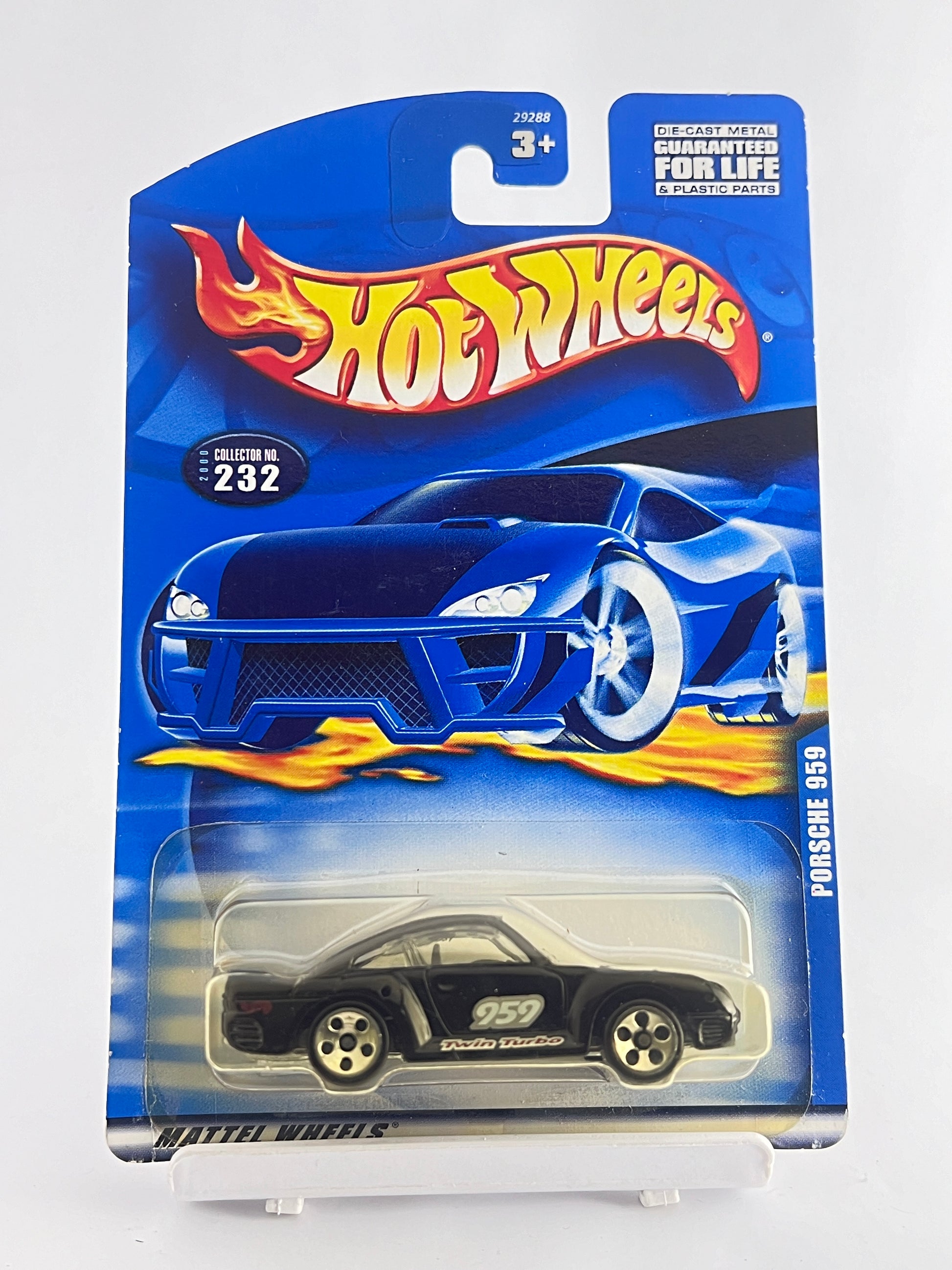 PORSCHE 959 - BLACK - 5C - Its Fun- Hot wheels - matchbox - diecast