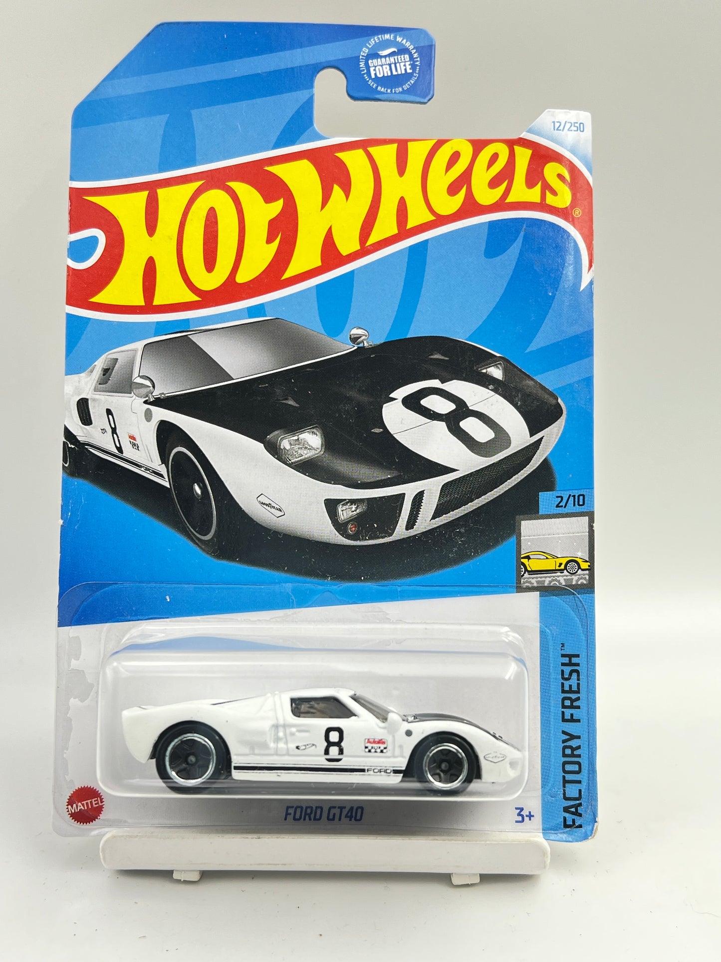 MILD CREASE - IMPORTED - HOT WHEELS -  FORD GT40 - 6E