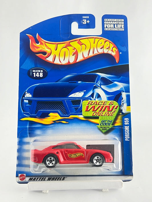 PORSCHE 959 - RED -5C - Its Fun- Hot wheels - matchbox - diecast
