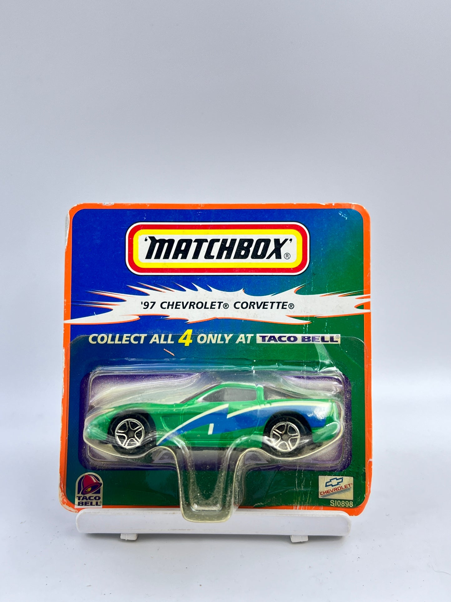 TACO BELL EXCLUSIVE - MATCHBOX - 97 CHEVROLET CORVETTE - 4E