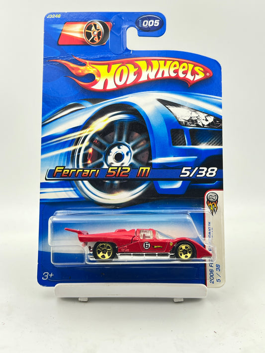 HOT WHEELS - FERRARI 512 M - RED - OPENABLE - 9B