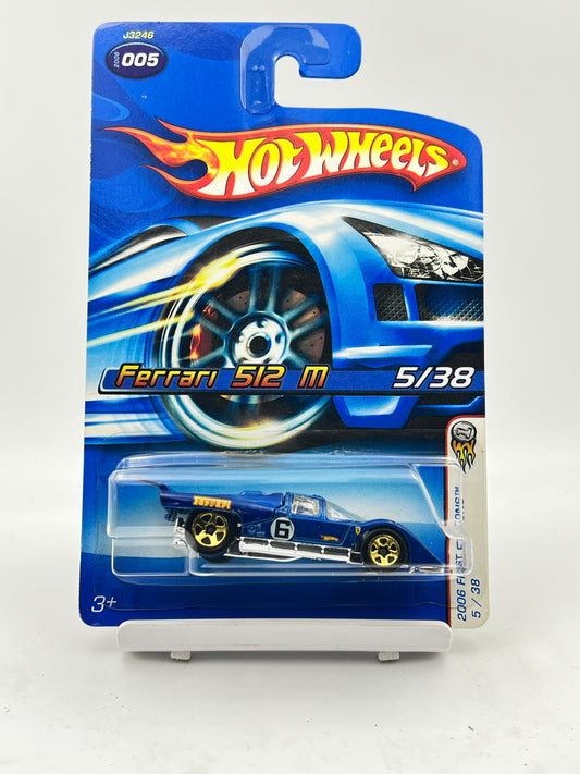 HOT WHEELS - FERRARI  512 M - BLUE - OPENABLE - 9A