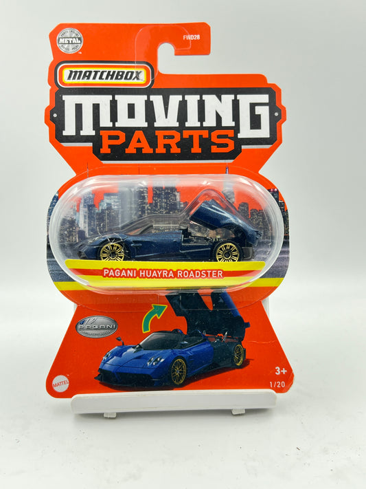 BLISTER DAMAGE - MATCHBOX MOVING PARTS - PAGANI HUAYRA ROADSTER - 9E