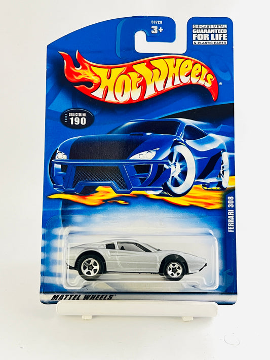 FERRARI 308 SILVER - 3C - Its Fun- Hot wheels - matchbox - diecast